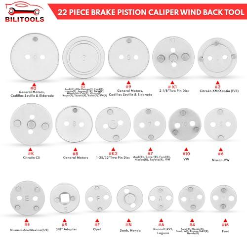 BILITOOLS Brake Caliper Compression Tool 22 Piece Heavy Duty Dis 並行輸入品_9