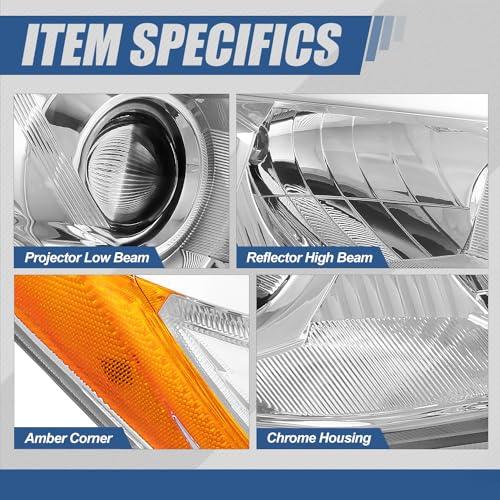 TO2503221 Facotry Style Projector Headlights Assembly Compatible 並行輸入品の画像