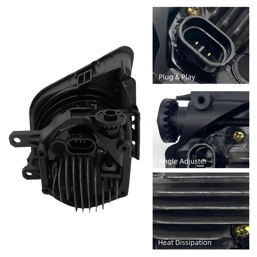 Shocklight LED Fog Lights fit for 2014 2015 2016 2017 2018 2019  並行輸入品の画像