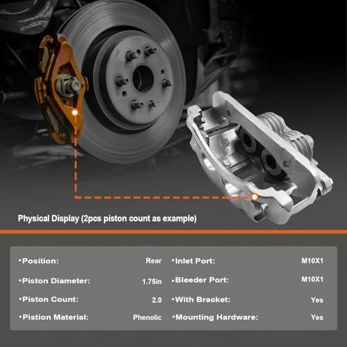 funire Rear Brake Caliper with Bracket Compatible With 2003 2006 並行輸入品_7