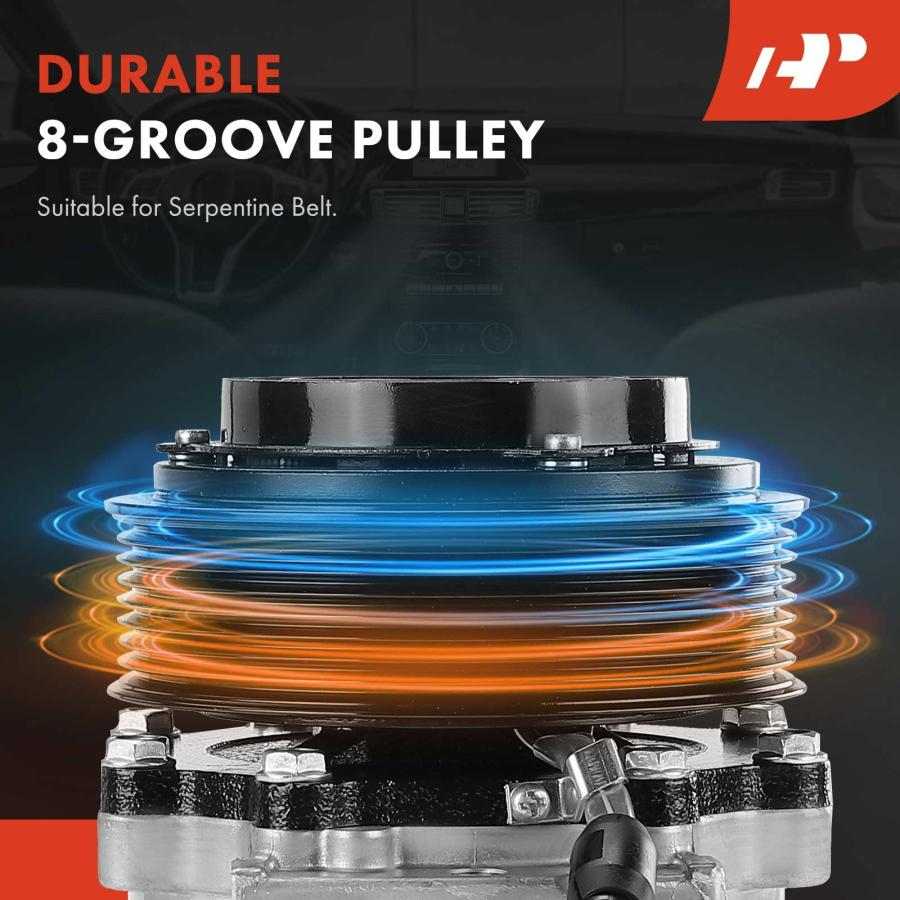 A Premium Air Conditioner AC Compressor with Clutch Compatible w 並行輸入品の画像