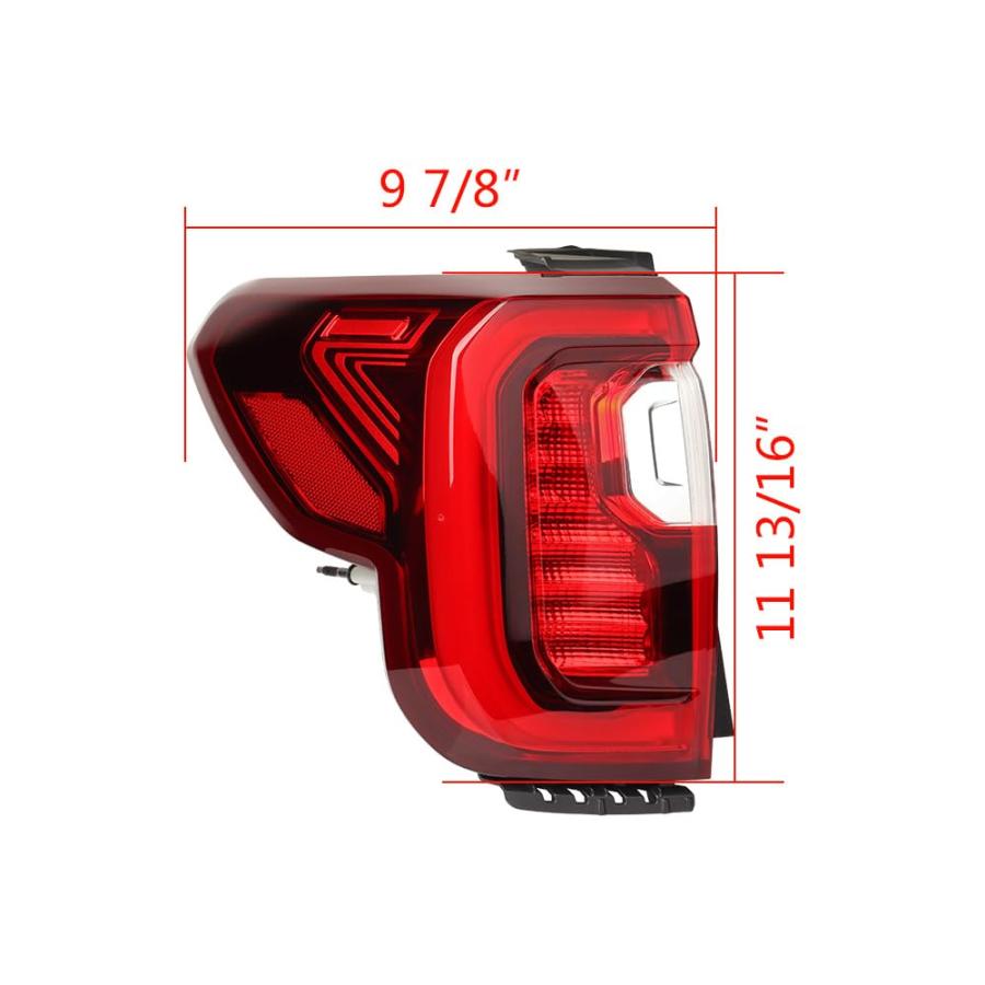 【並行輸入品】 Astra Depot Pair Left and Right Side LED Tail Light Compatible wの画像