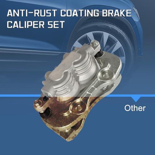 ZDKK Rear Brake Calipers With Bracket 18 B4764 18 B4765 2PCS Dis 並行輸入品