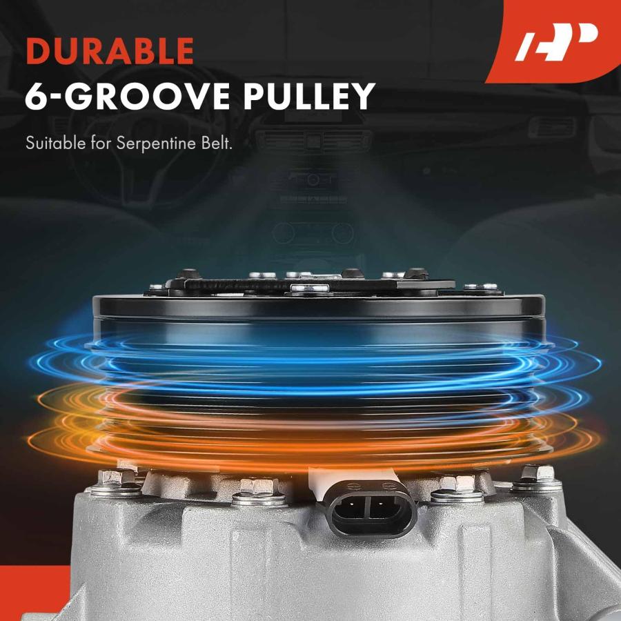 A Premium Air Conditioner AC Compressor with Clutch Compatible w 並行輸入品の画像