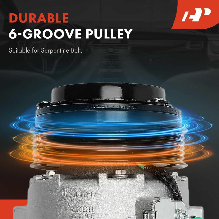 A Premium Air Conditioner AC Compressor with Clutch Compatible w 並行輸入品の画像