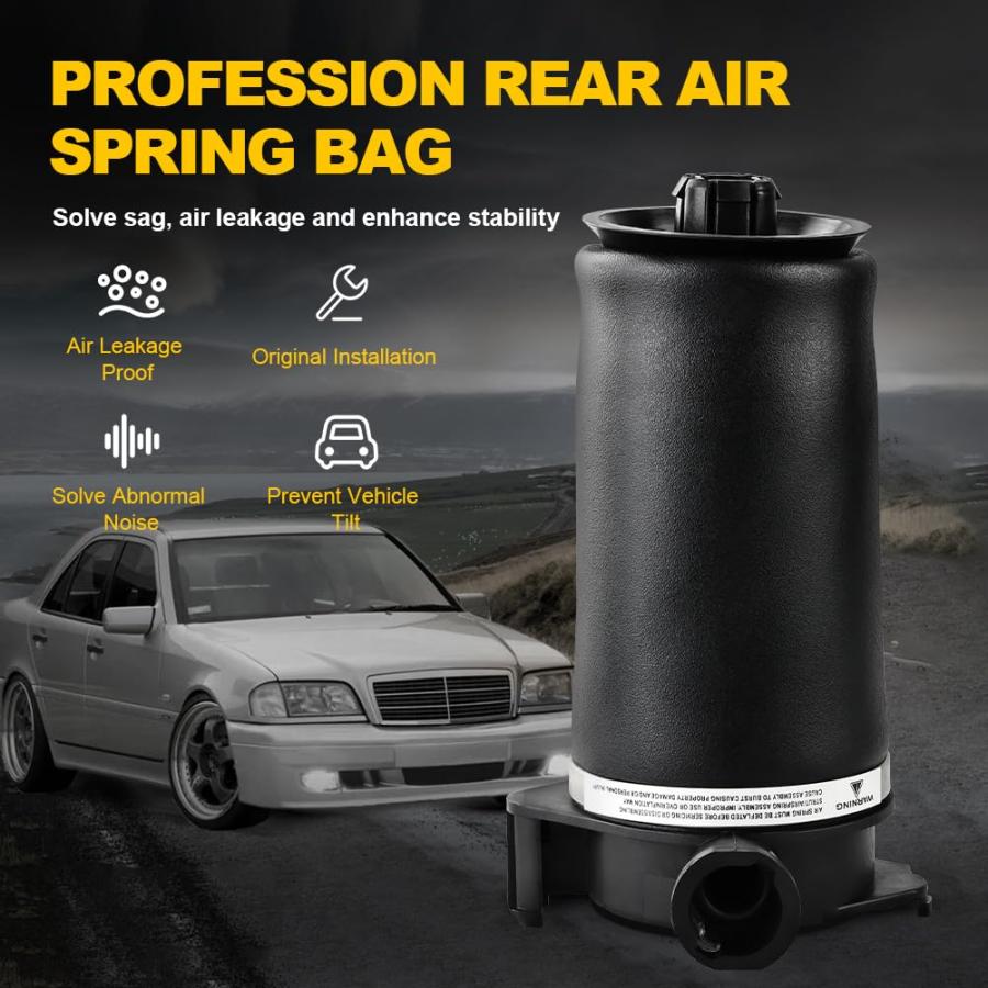 【並行輸入品】JDMON AIR SPRINGは2002 2012 レンジローバーL322と互換性があります(右) JDMON 1PC Rear