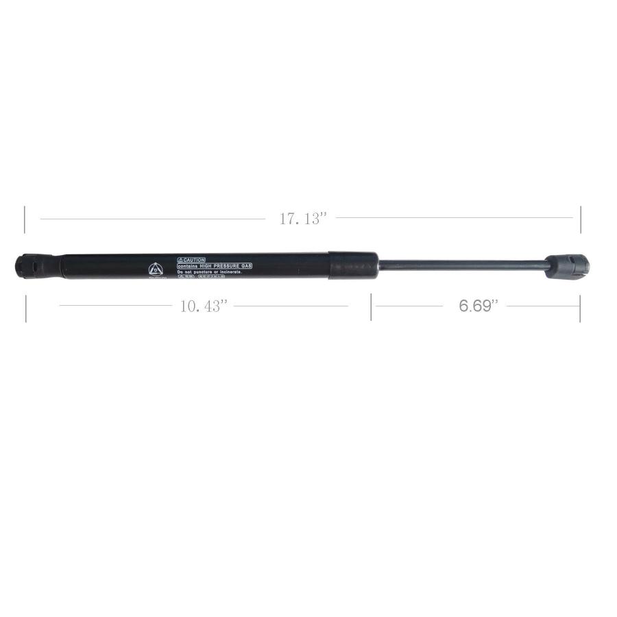 SYCT 2pcs Window Glass s Rear Side Gas Charged Strut Shocks Blac 並行輸入品_3