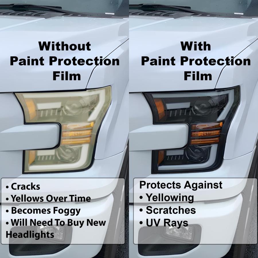 【並行輸入品】 BOGAR TECH DESIGNS Full Headlight Taillight PPF Kit Compatible w_6