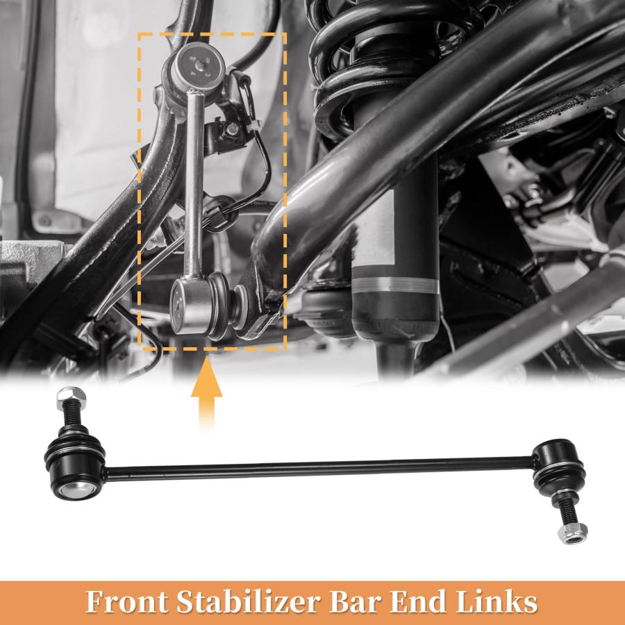 X AUTOHAUX 2pcs Front Sway Bar Links Stabilizer Link Kit for For 並行輸入品_6