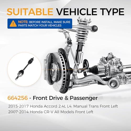 【並行輸入品】PAROD 664256 CV アクスルアセンブリ 2007 2014 CR V、2015 2017 ホンダ アコード 2.4L_6