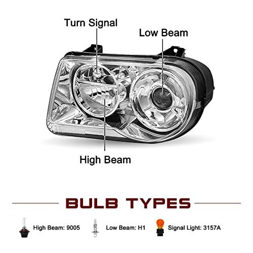 JSBOYAT Headlight Assembly Compatible with 2005 2010 Chrysler 30 並行輸入品_7