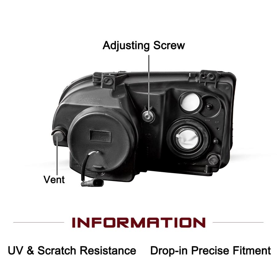 JSBOYAT Headlight Assembly Compatible with 2005 2010 Chrysler 30 並行輸入品_9
