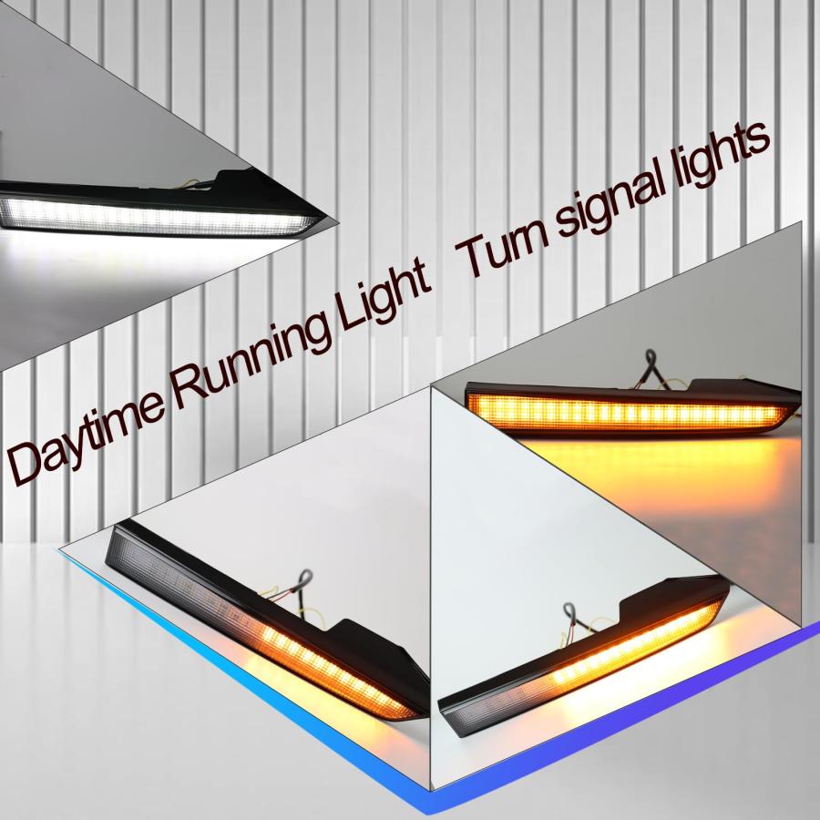 【並行輸入品】 BINQIGOO LED Daytime Running Light Compatible with Toyota Tacoma_3