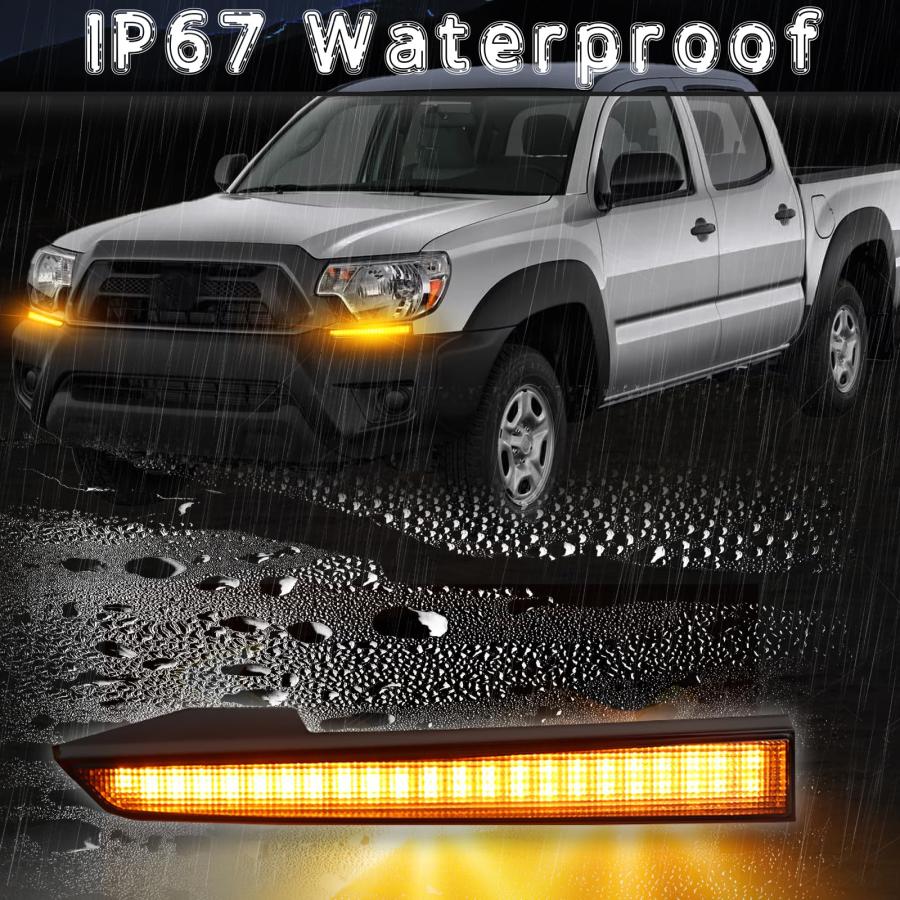 【並行輸入品】 BINQIGOO LED Daytime Running Light Compatible with Toyota Tacoma_9