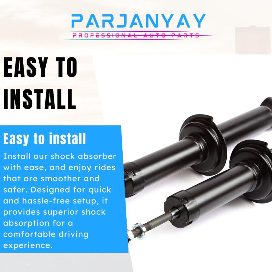 ブランド登録なし - Parjanyay Rear Shocks   Set of 2 Rear Shock Absorber Pair Car Sh 並行輸入品