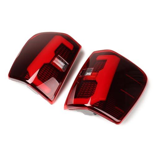 【並行輸入品】 Astra Depot Left Right Full LED COB Tail Light Assembly Red Lensの画像
