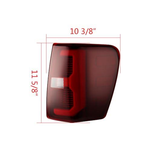 【並行輸入品】 Astra Depot Left Right Full LED COB Tail Light Assembly Red Lensの画像