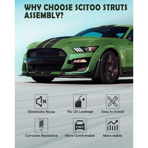 【並行輸入品】 SCITOO Rear Shock Absorber Assembly Fit for 2005 2007 for Subaruの画像