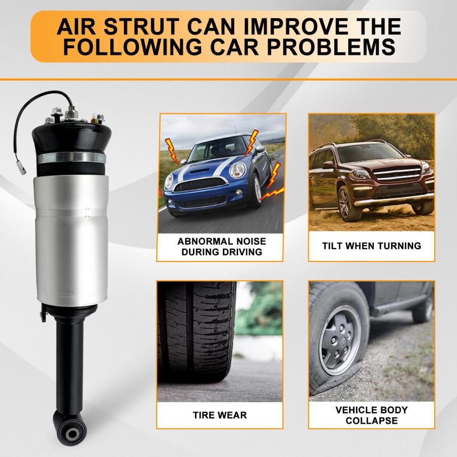 MILLISEC Front Air Strut Shock Absorber Compatible with 2005 201 並行輸入品の画像