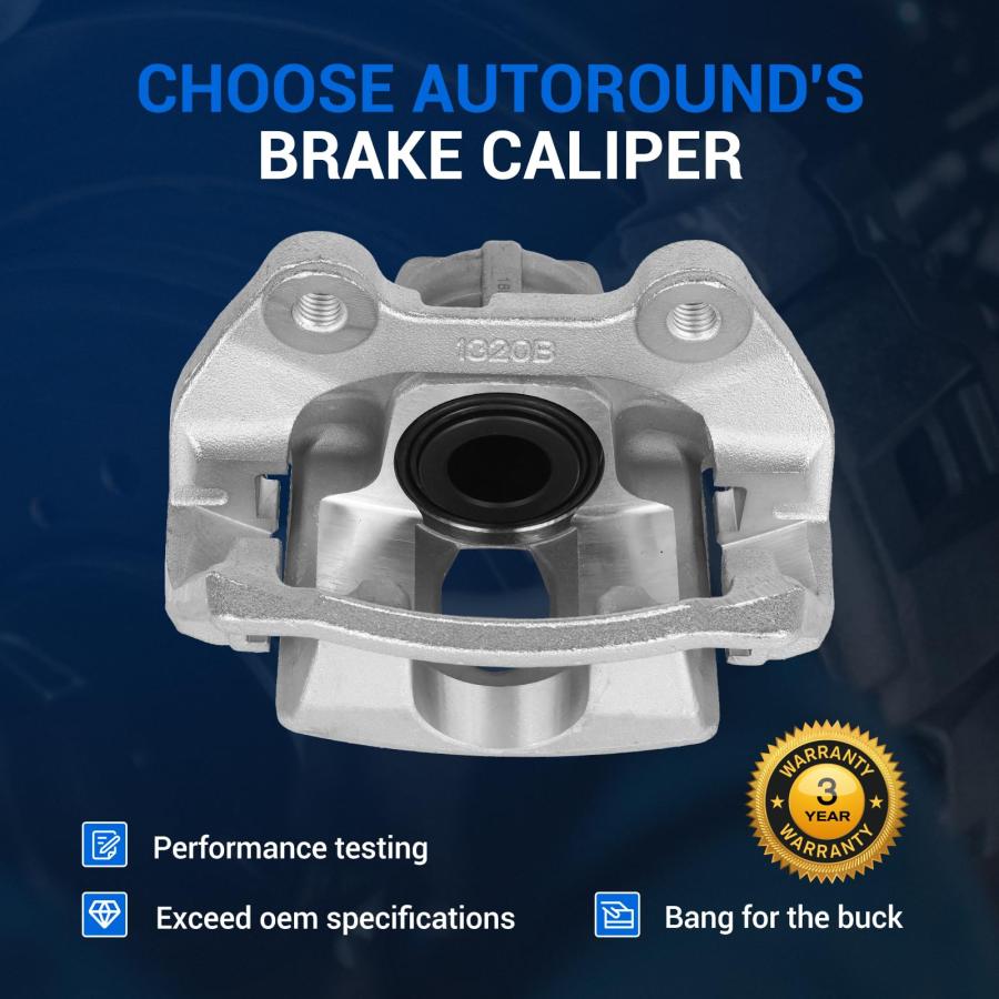 Autoround 18B5059 18B5058 Rear Brake Caliper Assembly with Brack 並行輸入品の画像