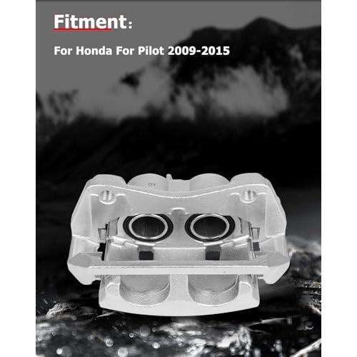 cciyu 19B3826 Front Left Brake Caliper With Bracket For Honda Fo 並行輸入品の画像