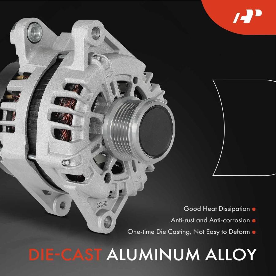 Aプレミアムオルタネーター交換用 レクサスRX350 2006 2022、3.5L、150アンペア/12ボルト、CW、6溝デカプラ 並行輸入品の画像