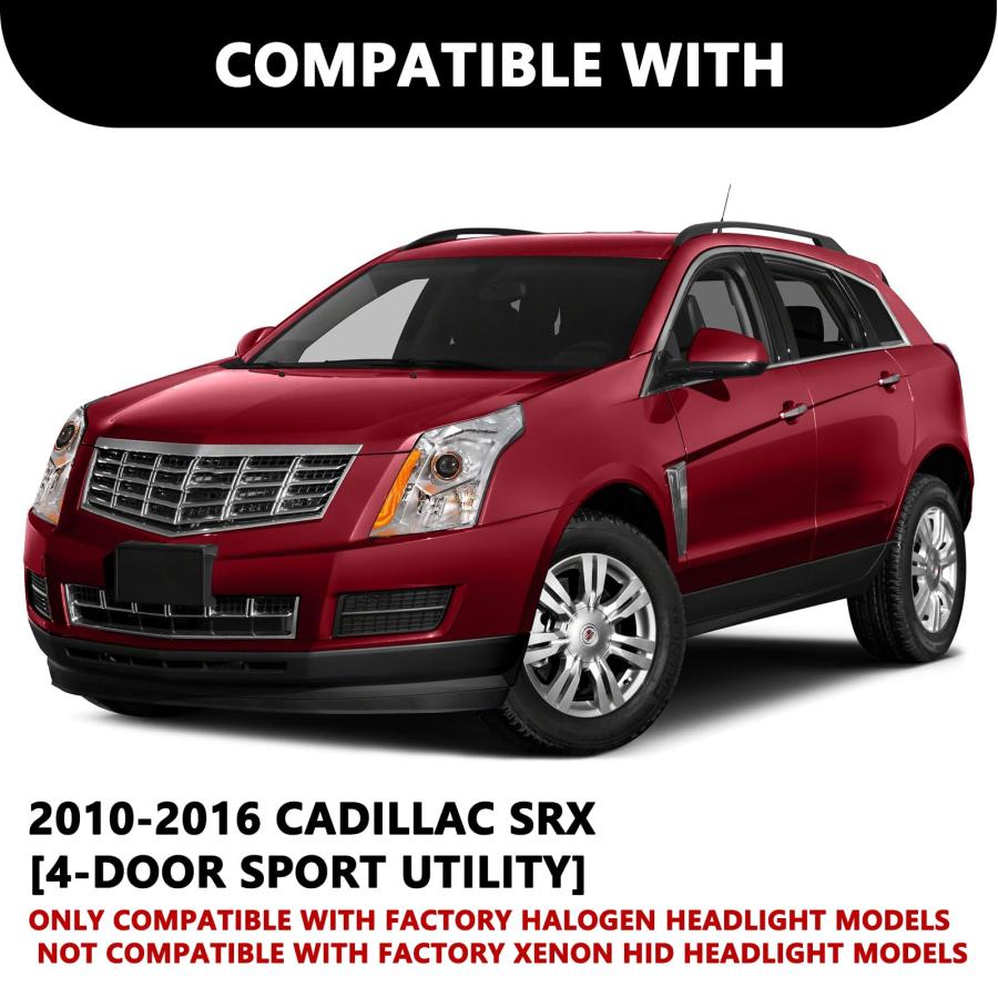 Aosky Headlight Assembly Compatible with 2010 2016 Cadillac SRX  並行輸入品の画像