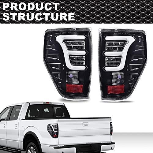 【並行輸入品】 CROSSDESIGN LED Tail Lights Brake Light w/Wiring Harness w/o Bulの画像