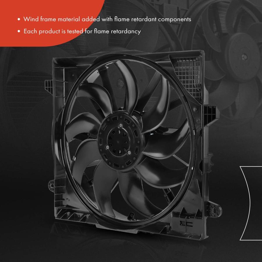 A Premium Engine Radiator Cooling Fan Assembly with Brushless Mo 並行輸入品の画像
