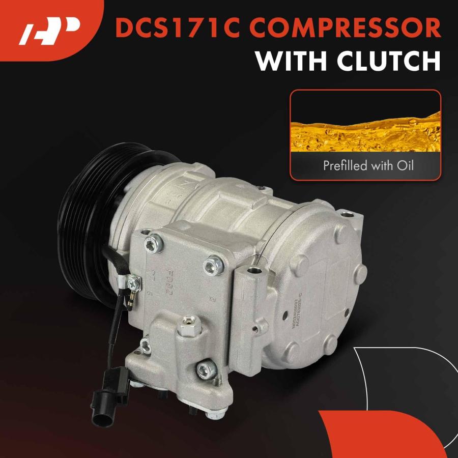 A Premium Air Conditioner AC Compressor with Clutch Compatible w 並行輸入品の画像