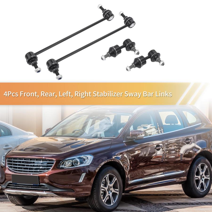 X AUTOHAUX 4pcs Front Rear Sway Bar Links Stabilizer Link Kit fo 並行輸入品_3