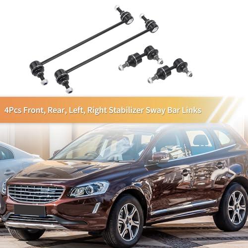 X AUTOHAUX 4pcs Front Rear Sway Bar Links Stabilizer Link Kit fo 並行輸入品_4