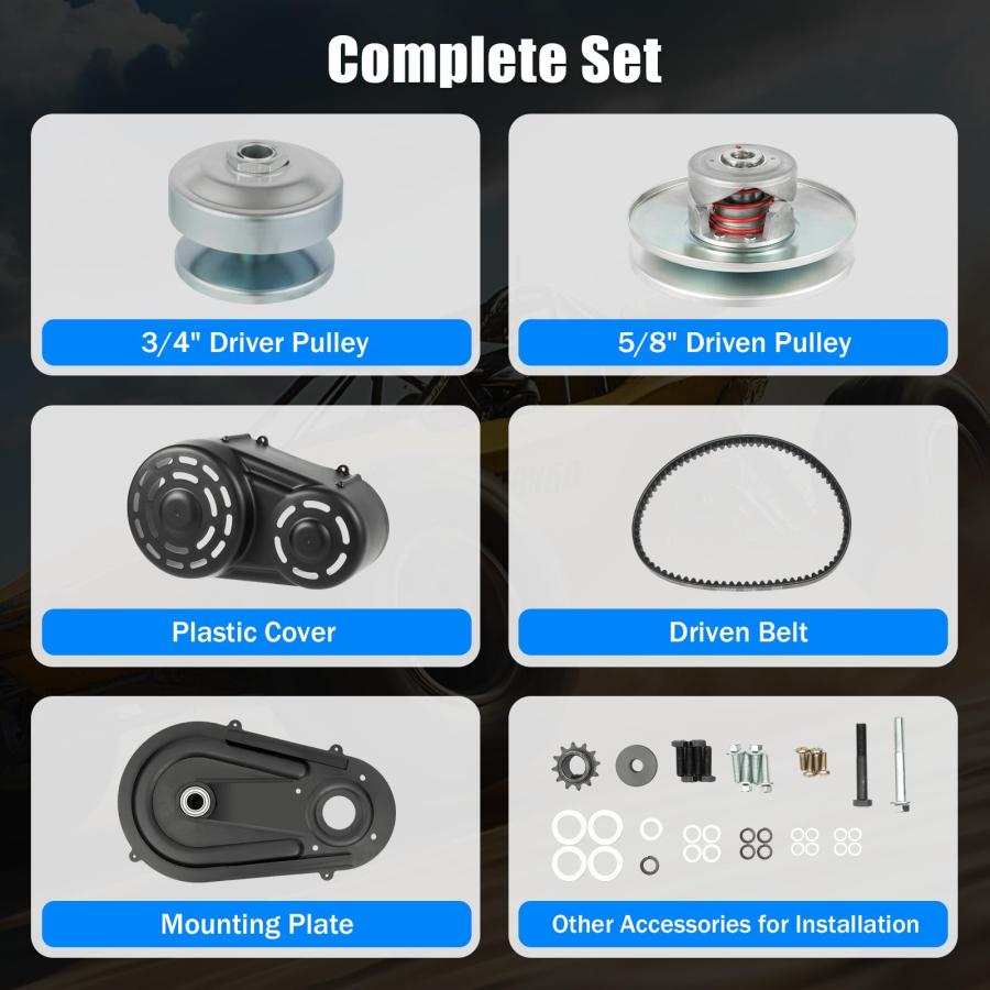 TQSHOoP 420CC Torque Converter 40 Series Kit Compatible with Pre 並行輸入品_9