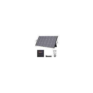 【並行輸入品】ZOUPW 100W ポータブルソーラーパネル 発電所用 9BB 軽量 折りたたみ式 ソーラー充電器 MC 4 USB A USBの画像