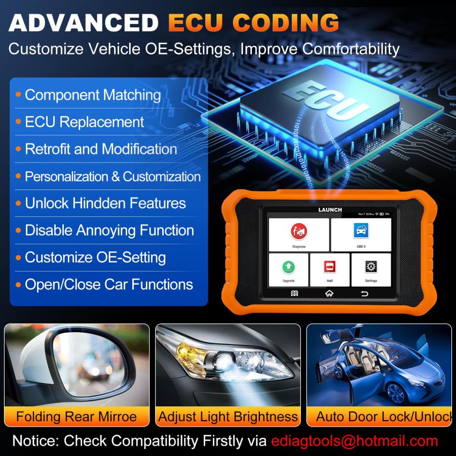 並行輸入品】2025 LAUNCH Creader Elite V2.0 トヨタレクサス双方向