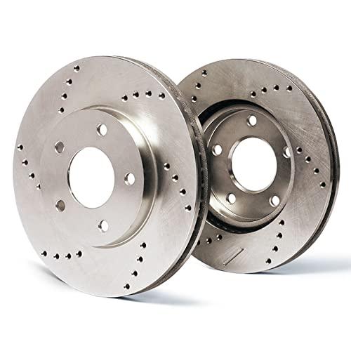 Max Advanced Brakes Front Brake Rotors For 2004 2005 2006 2007 2 並行輸入品の画像
