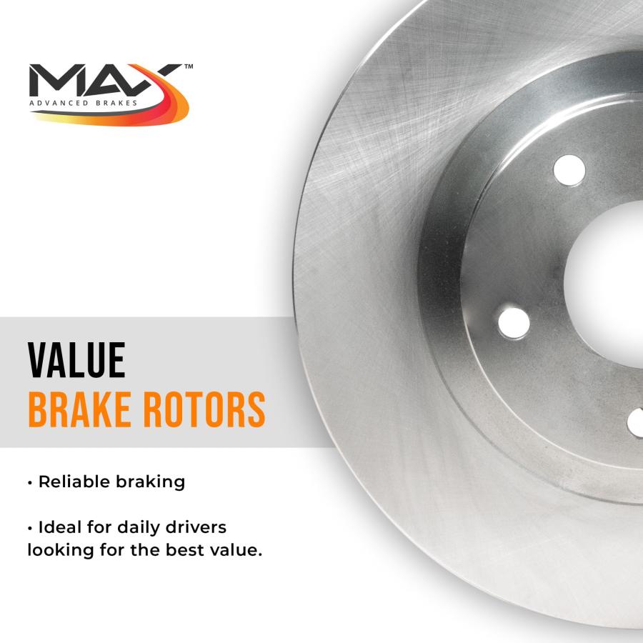 Max Advanced Brakes Front Brake Rotors For 1995 1996 1997 1998 1 並行輸入品_6