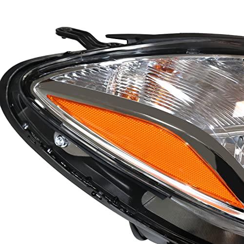 Headlight light, Headlamp Assembly Passenger Right Side Black Ho 並行輸入品の画像