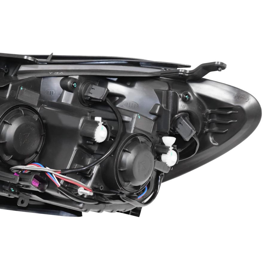 Headlight light, Headlamp Assembly Passenger Right Side Black Ho 並行輸入品の画像