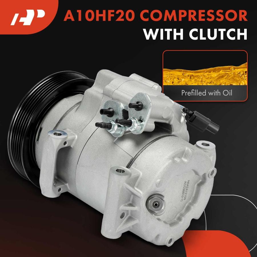 A Premium Air Conditioner AC Compressor with Clutch Compatible w 並行輸入品の画像