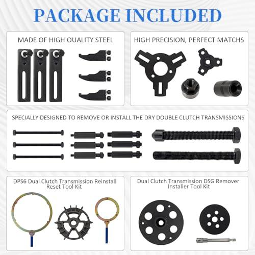 QuenPenge DPS6デュアルクラッチトランスミッションリムーバーインストーラーツールキット for d Focus DPS 並行輸入品_7