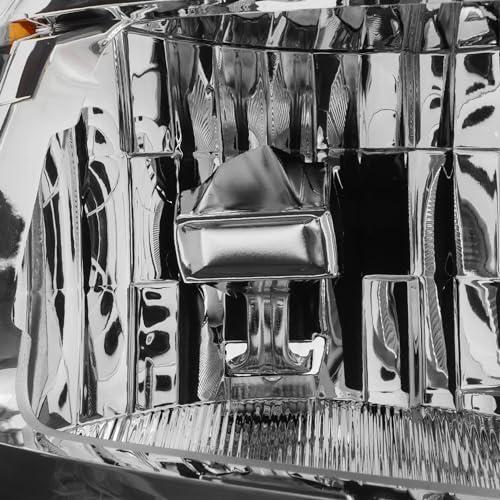 【並行輸入品】 AKKON   Fits 2015 2017 Ford Expedition Chrome Headlight Headlampの画像