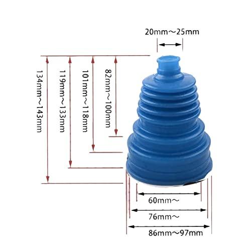 ARETV Approx.9.5x12cm CV Boot Blue Drive Shaft Joint Boot organi 並行輸入品_7