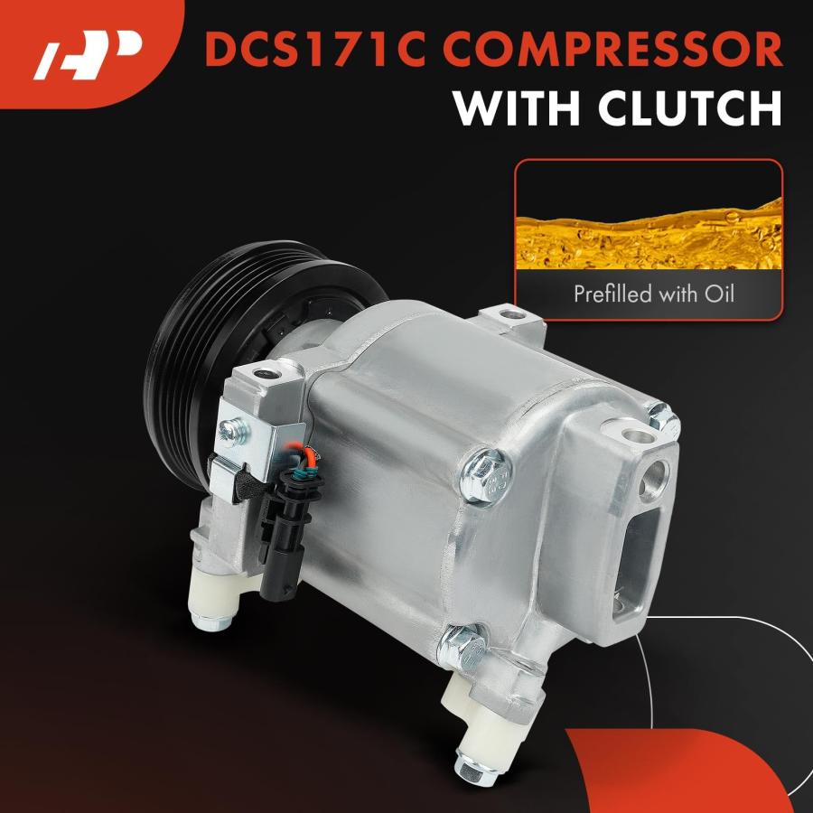 A Premium Air Conditioner AC Compressor with Clutch Compatible w 並行輸入品の画像