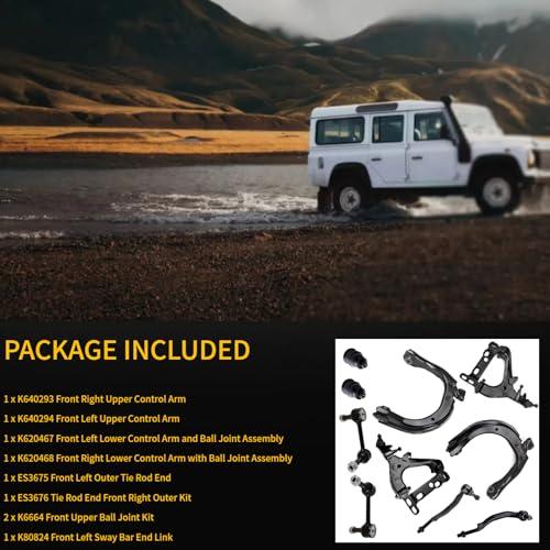 【並行輸入品】 HHCM 10pc Front Upper Lower Control Arm Kit for Chevy Trailblazeの画像