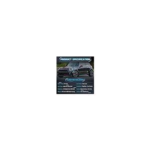 POPMOTORZ Ice Blue LED Fender Side Marker Lights Kit, 4 Pcs Fron 並行輸入品の画像