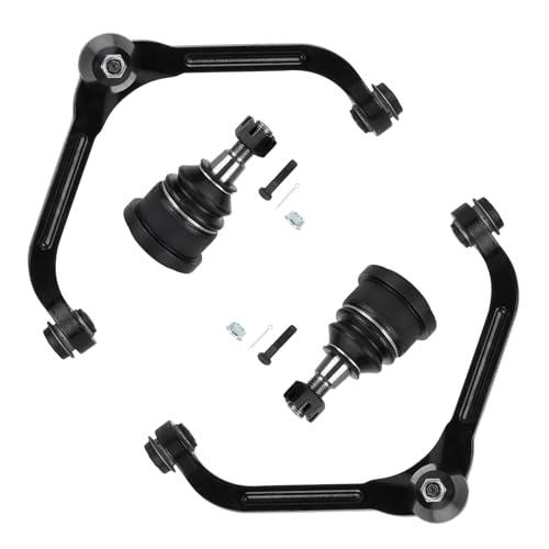 Front Upper Control Arm with Lower Ball Joint Assembly 4pcs kit 並行輸入品