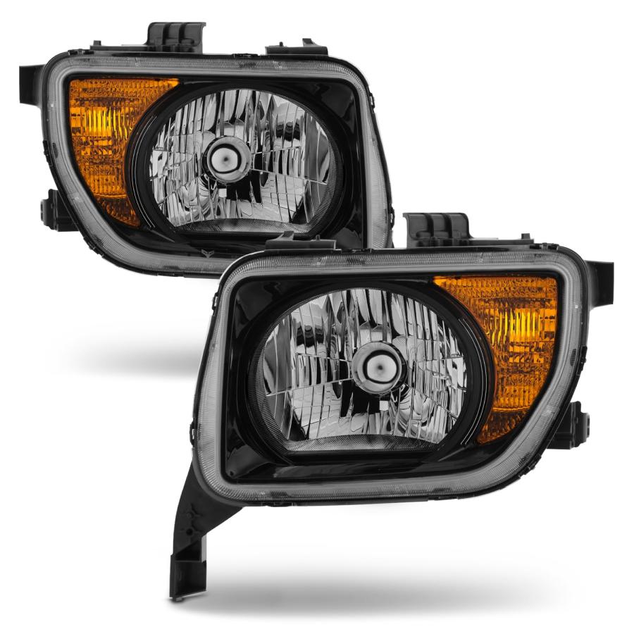 【並行輸入品】 AKKON   Fit 2003 2008 Honda Element 03 08 OE Style Halogen Headlの画像