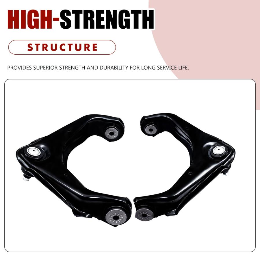 【並行輸入品】 Front Upper Control Arms Assembly 2pc replacement for 2001 2010の画像