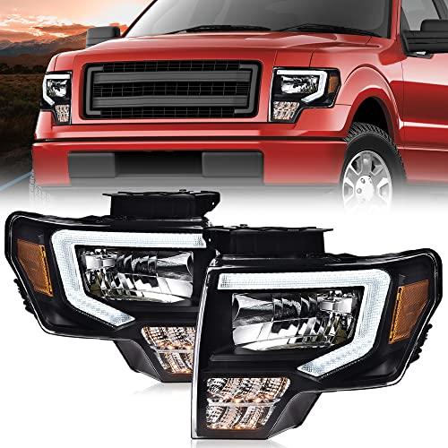 G PLUS Headlight LED DRL Compatible with Ford F150 2009 2014 Pro 並行輸入品の画像